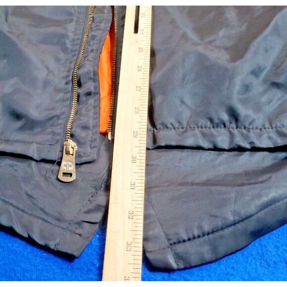 Swiss Cross Original Trailblazer Black Bomber Jacket Youth Size Large (14/16) - Picture 9 of 16